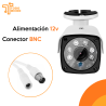 Cámara Bullet conector BNC 6 Led IR giro/inclinación para exterior