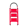 Escalera Plegable Doméstica 3 Escalones Acero OUTLET