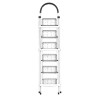Escalera Plegable Doméstica 6 Escalones Acero