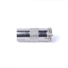 Adaptador coaxial pin fino hembra a pin grueso macho