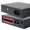 Switch de 4 puertos 100 Mbps 2 puertos PoE/LAN Uplink SFP