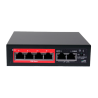 Switch de 4 puertos 100 Mbps 2 puertos PoE/LAN Uplink SFP