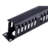 Pasacables 19" Ranuras Anchas | Organizador de Cables