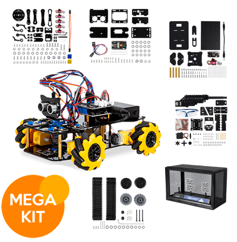 Kit Auto Robótico ACEBOTT Programable Educativo + 6 Expansiones