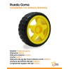 Rueda Goma Arduino Robotica 66 Mm