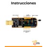 Programador USB para memorias Eeprom spi 24 y 25