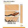 Vinilo SPC Autoadhesivo para Piso Diseño Madera Realista 1220x180 mm