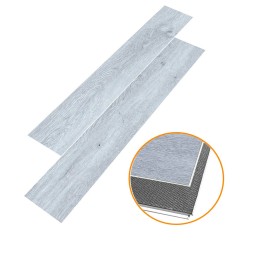 Vinilo SPC Autoadhesivo para Piso Diseño Madera Realista 1220x180 mm
