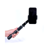 Gimbal Estabilizador de 1eje para celulares Q08 palo selfie con trípode shoooter
