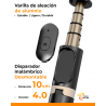 Gimbal Estabilizador de 1eje para celulares Q08 palo selfie con trípode shoooter