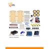 Kit chasis  Infrarrojo seguimiento de linea. ruedas y portapila robot auto 4WD