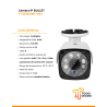 Cámara Bullet conector BNC 6 Led IR giro/inclinación para exterior