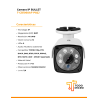 Cámara Bullet conenctor Ethernet 6Led IR inclinación para exterior