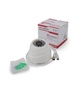Cámara domo conector BNC 2MP 24 Led IR para interior seguridad pára el hogar o local