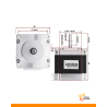 Motor Nema 23 23HS5628 12,6 kg.cm