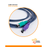 Cable extensor KVM PS/2 1.5 metros