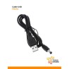 Cable USB Macho - Plug Macho 5.5mm 2.1mm