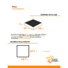 Vinilo Autoadhesivo para Piso Diseño Marmol Piedra Realista 914.4 x 152 mm