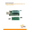 Combo Programador Usb Ch341a + Pinza + Adapt. Nivel de tensión 1.8v + Adapt. Soic8 150mil