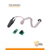 Pinza soic 8 con cable y adaptadores a encapsulado DIP