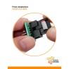 Pinza soic 8 con cable y adaptadores a encapsulado DIP