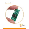 Pinza soic 8 con cable y adaptadores a encapsulado DIP