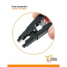 Pinza soic 8 con cable y adaptadores a encapsulado DIP