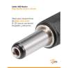 Cable USB Macho - Plug Macho  3.5mm  1.35mm