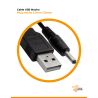 Cable USB Macho - Plug Macho  3.5mm  1.35mm