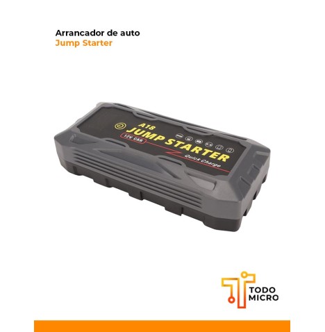 Arrancador de auto A18 1000A 12V Jump Starter