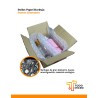 2 Rollos de 500mts de Papel Burbuja 40cm x 19 cm Patron DIAMANTE