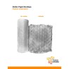 2 Rollos de 500mts de Papel Burbuja 40cm x 19 cm Patron DIAMANTE
