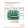 Proteccion y Cargador de bateria de litio hasta 4 celdas 16.8V