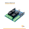 Shield de 4 salidas de rele para arduino uno