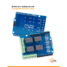 Shield de 4 salidas de rele para arduino uno