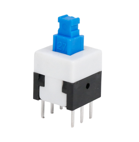 Boton interruptor 6 pines con  Retención