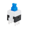 Boton interruptor 6 pines con  Retención