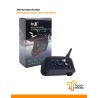 Intercomunicador Bluetooth para Casco de Moto Ejeas V6 Pro 800 Mts 850maH