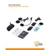 Intercomunicador Bluetooth para Casco de Moto Ejeas V6 Pro 800 Mts 850maH