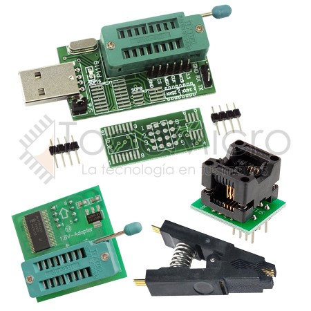 Programador de memorias 24XX y 25XX