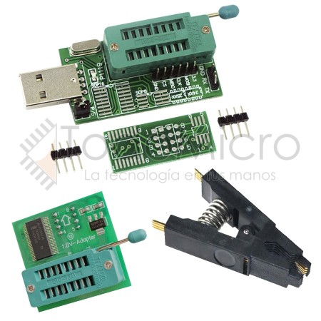 Programador de memorias 24XX y 25XX