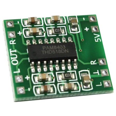 Amplificador digital PAM8406 5W x 2