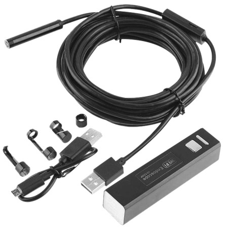 Boroscopio USB Semirrígido 5 mts 7mm