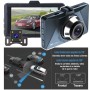 Camara para tablero de auto dashcam 1080p camara trasera g-sensor y deteccion de movimiento