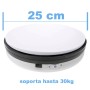 Plataforma giratoria para fotografia y exposicion 25cm diametro