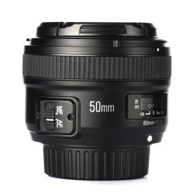 Lente Yongnuo Nikon 50mm Gran Apertura 1.8 MF AF