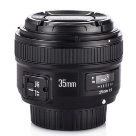 Lente Yongnuo 35mm Yn35mm F2 Mf Af Objetivo Angular Para Nikon