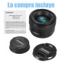 Lente Yongnuo 35mm Yn35mm F2 Mf Af Objetivo Angular Para Nikon