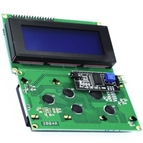 Dispaly LCD 20x4 5V azul con modulo I2C