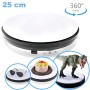 Plataforma giratoria para fotografia y exposicion 25cm diametro